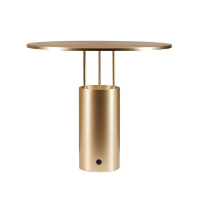 Piet Hein - Tempel280 LED-pöytävalaisin, messinki, korkeus 24,5 cm