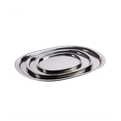 Piet Hein - Superellipse-tarjotin, 3 kpl, ruostumaton teräs