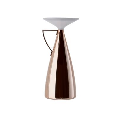 Kartell - Camomille LED-akkukäyttöinen pöytävalaisin, kuparinen, korkeus 24 cm