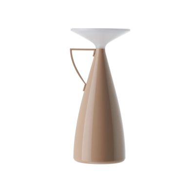 Kartell - Camomille LED-akkukäyttöinen pöytävalaisin, beige, korkeus 24 cm