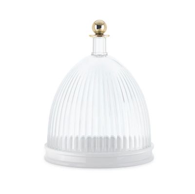 Kartell - La Coupole koristekulho, läpinäkyvä, korkeus 30,5 cm