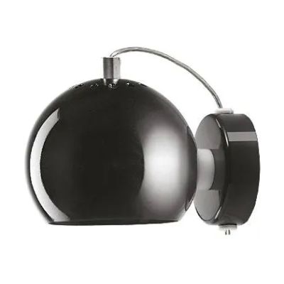 Frandsen Ball seinälamppu Ø12 cm Musta