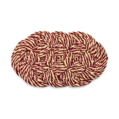 HAY Coco ovimatto 40x80 cm Swirl bordeaux-off white