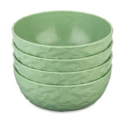 Koziol Club kulho Ø16,2 cm 4-pack biokierrätysmuovi Nature leaf green
