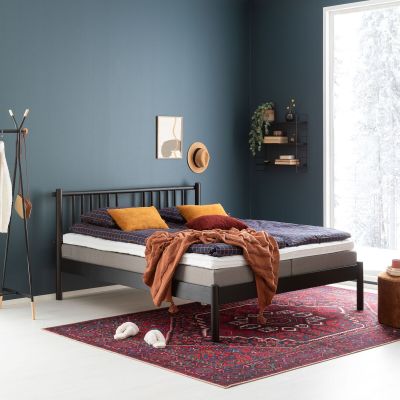 Veke Liinu sänky 160x200 cm musta, asiakaspalautus