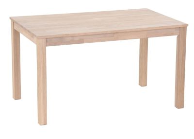 Veke Scandic tammi ruokapöytä 130x80 cm valkolakattu tammi