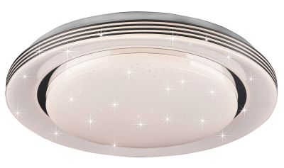 Trio Atria LED kattovalaisin 38 cm valkoinen starlight, asiakaspalautus