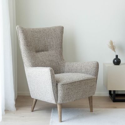 Veke Ilona nojatuoli mocca Java 13, asiakaspalautus