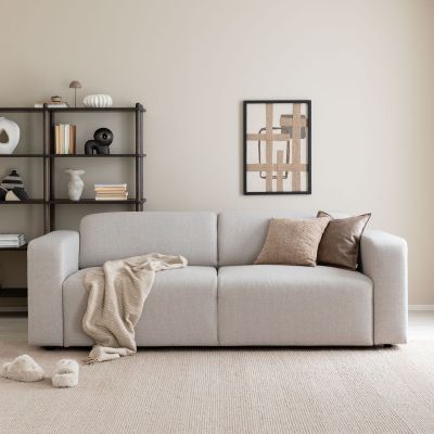 Veke Luka 3-istuttava sohva Hiekka Hygge 10(kuvausmalli)