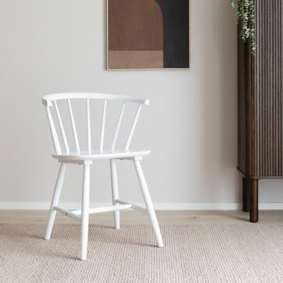 Veke Loom pinnatuoli valkoinen, kuvausmalli