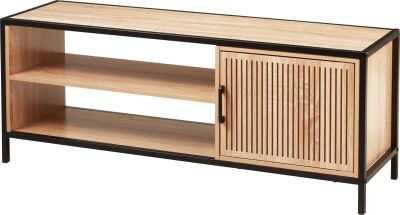 Ei brändiä Vera tv-taso 116x33x45 cm tammi/musta