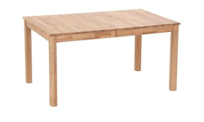 Veke Scandic tammi ruokapöytä jatkettava 140+40x90 cm lakattu tammi