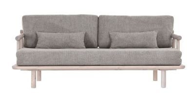 Veke Tanko 3-istuttava vuodesohva antiikinvalkoinen/Aragon 20 beige(kuvausmalli)