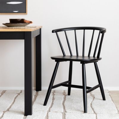 Veke Loom pinnatuoli musta, kuvausmalli