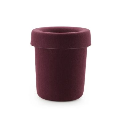 Normann Copenhagen - Roskakori Hide, tummanpunainen, korkeus 36 cm