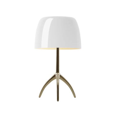 Foscarini Lumiere Grande himmennettävä pöytälamppu valkoinen, samppanja