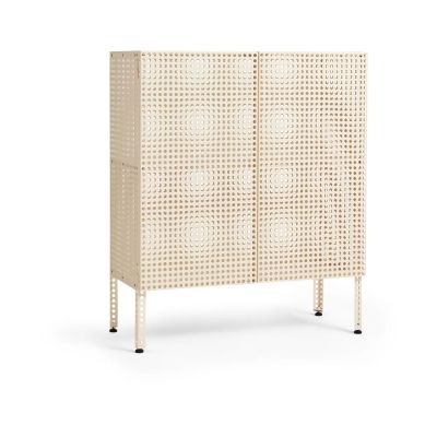HAY Perforated Cabinet kaappi medium Eggshell