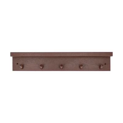 Scandi Living Alley naulakko hyllyllä Burgundy