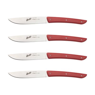 Berkel Color lihaveitsi 4-pack 11 cm Punainen