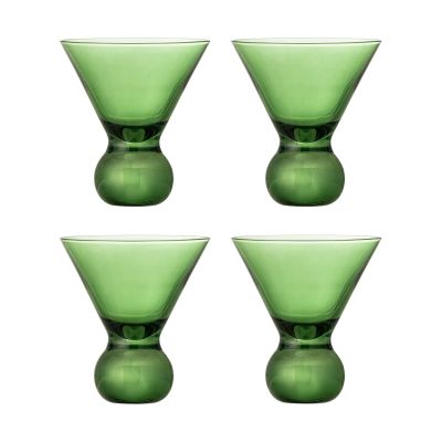 Bloomingville Corliss cocktaillasi 4-pack Vihreä