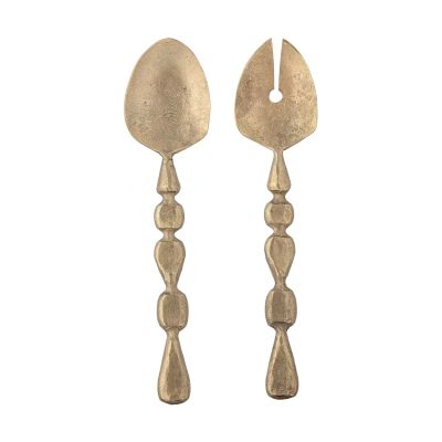 Bloomingville Edi salaattiveitset 2 osaa Messinki