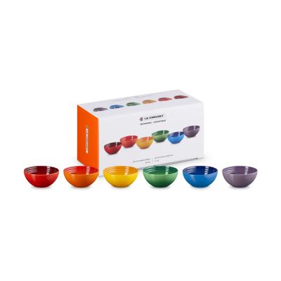 Le Creuset Signature kivikeramiikka snackskulho 6-osainen Rainbow