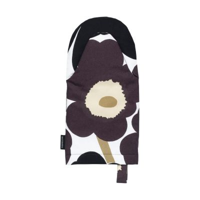 Marimekko Pieni Unikko patakinnas Valkoinen tummanharmaa beige