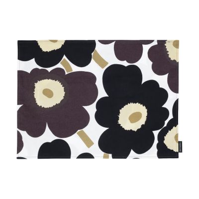 Marimekko Pieni unikko pöytätabletti akryyli Valkoinen tummanharmaa beige