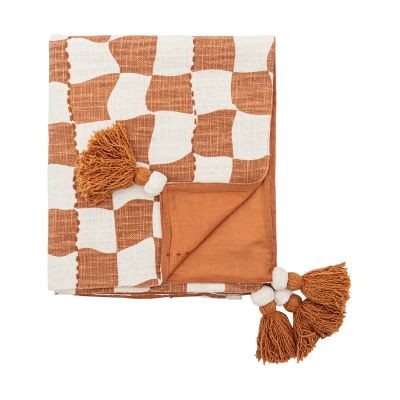 Bloomingville Chola huopa puuvilla 150x130 cm Ruskea