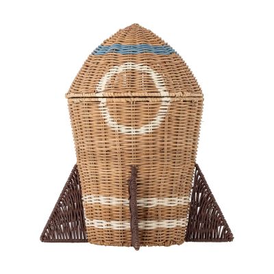 Bloomingville Space rattan -kori kannella 31x35 cm Luonnollinen