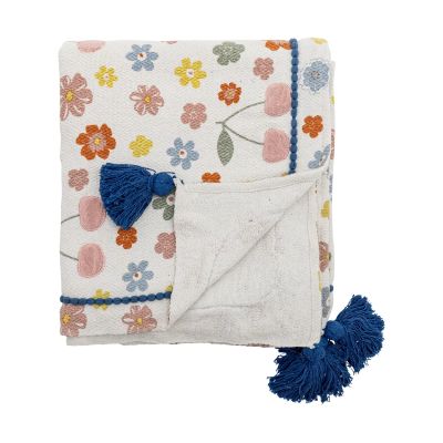 Bloomingville Cherry puuvillaviltti 160x130 cm Ruusu