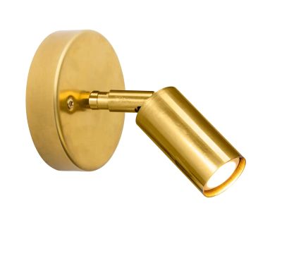 Örsjö Belysning Starlight 1 katto-/seinälamppu kiinteä asennus Raaka messinki