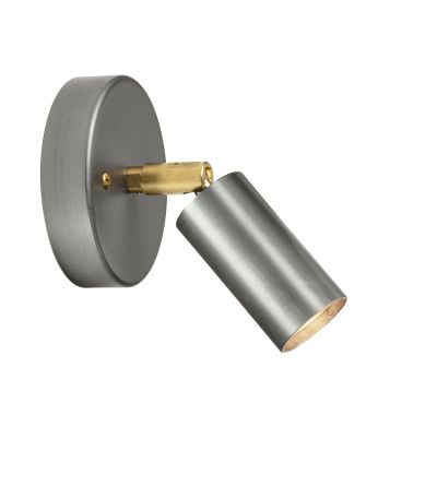 Örsjö Belysning Starlight 1 katto-/seinälamppu kytkentärasialla Raakateräs