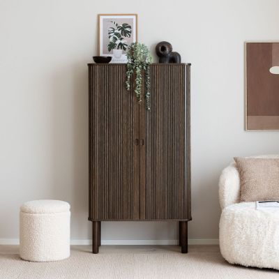 Veke Raita kaappi 80x40x145 cm savutammi(kuvausmalli)