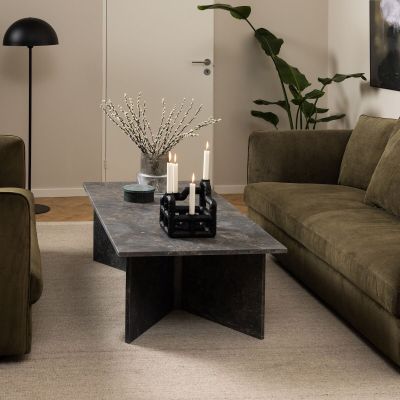 Ei brändiä Vega marmori pöydän kansi 140x70 cm matta ruskeaa