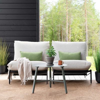 Brafab Vannes pyöreä sohvapöytä Ø60 cm sammal, kuvausmalli