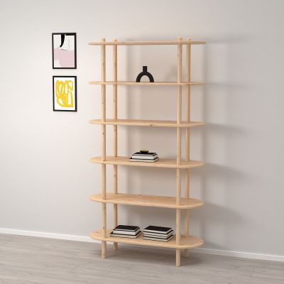 Ranua by Veke Askel avohylly 100x35x185 cm puuvalmis, asiakaspalautus