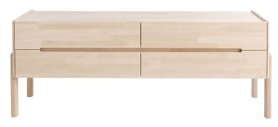 Kiteen Lennu tv-taso 158x36x59 cm lakattu koivu