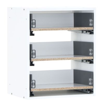 Veke Kokoa runko push-open/ pure laatikoilla 50x60 cm valkoinen