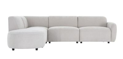 Veke Mesi avokulmasohva vasen Fay 5 beige, 2-laatuinen