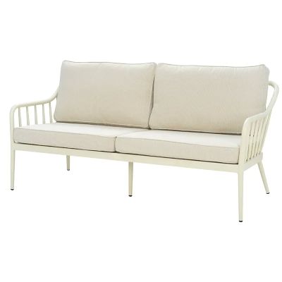 Brafab, Coleville 3-paikkainen sohva Pearl white / Dot beige