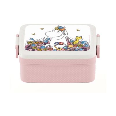 Rätt Start Muumi Niitty lounasrasia 12×18,5 cm Lila-rosa