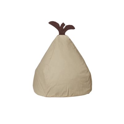 ferm LIVING - Pear-istumapussi, ulmen-vihreä, puuvilla, Ø 55 cm
