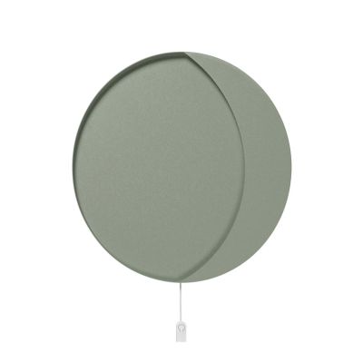 ferm LIVING - Neba LED-seinävalaisin, vihreä, Ø 45 cm, rauta