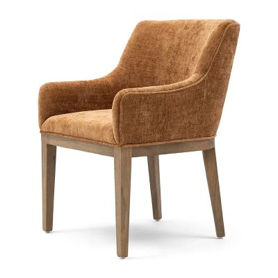 Riviera Maison, Whistler tuoli käsinojilla Maroon Brown