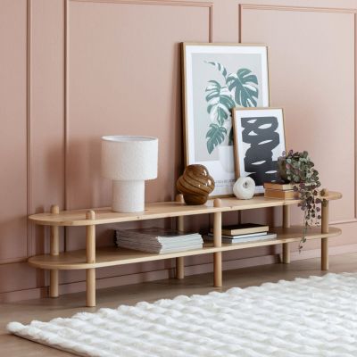 Ranua by Veke Askel matala tv-taso 165x35x38 cm hiekka, asiakaspalautus