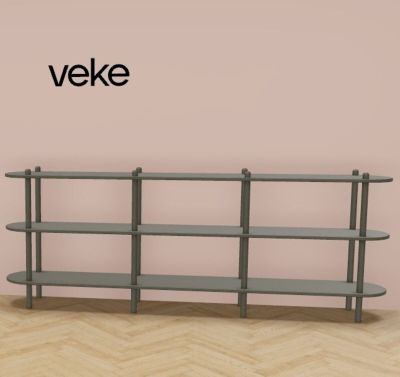 Ranua by Veke Askel avohylly 230x35x86 cm sammal, asiakaspalautus