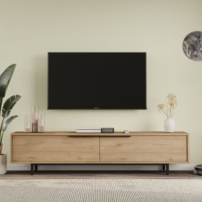 Veke Kuusio tv-taso 200x36x45 cm tammi