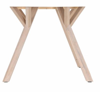 Veke Lana pöydän tammijalat valkolakattu tammi, asiakaspalautus