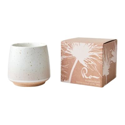 Affari of Sweden, RO Tuoksukynttilä Bamburuoho Valkoinen Ø9xK8 cm